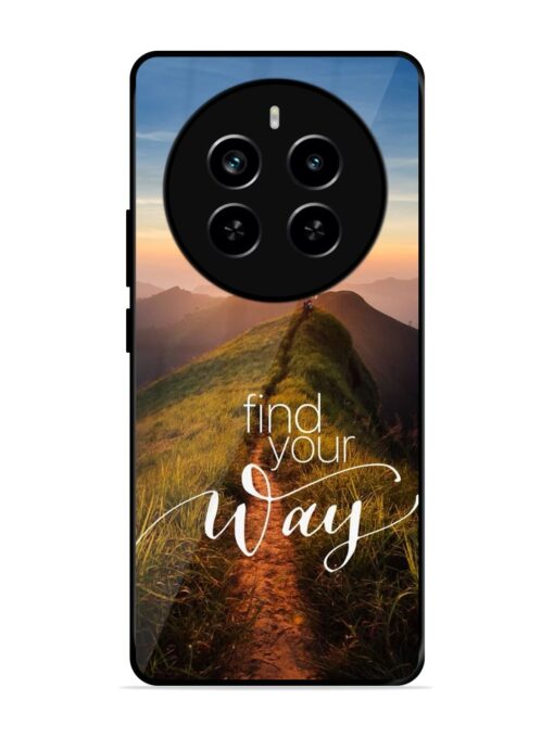 Find Your Way Glossy Metal Phone Cover for Realme P1 Pro (5G)