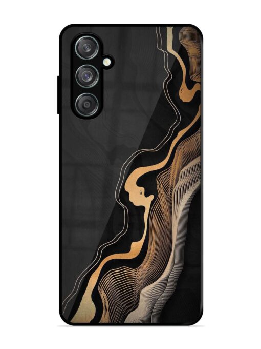 Abstract Art Glossy Metal TPU Phone Cover for Samsung Galaxy M35 (5G) Zapvi