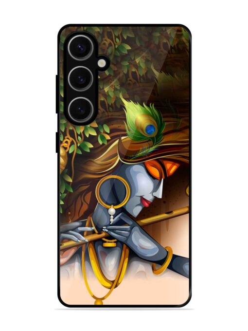 Krishna Glossy Metal Phone Cover for Samsung Galaxy S24 Plus (5G) Zapvi