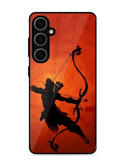 Illustration Lord Rama Glossy Metal Phone Cover for Samsung Galaxy S24 Plus (5G) Zapvi