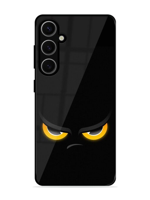 Scary Yellow Eye Glossy Metal TPU Phone Cover for Samsung Galaxy S24 Plus (5G) Zapvi