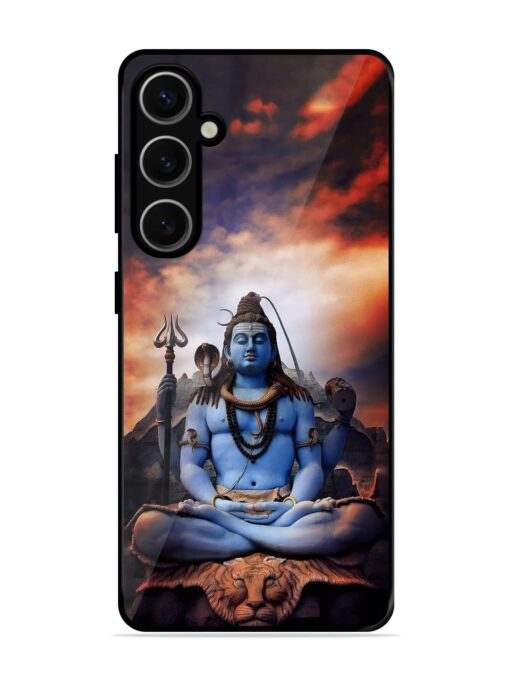 Jai Jai Shiv Glossy Metal Phone Cover for Samsung Galaxy S24 Plus (5G) Zapvi