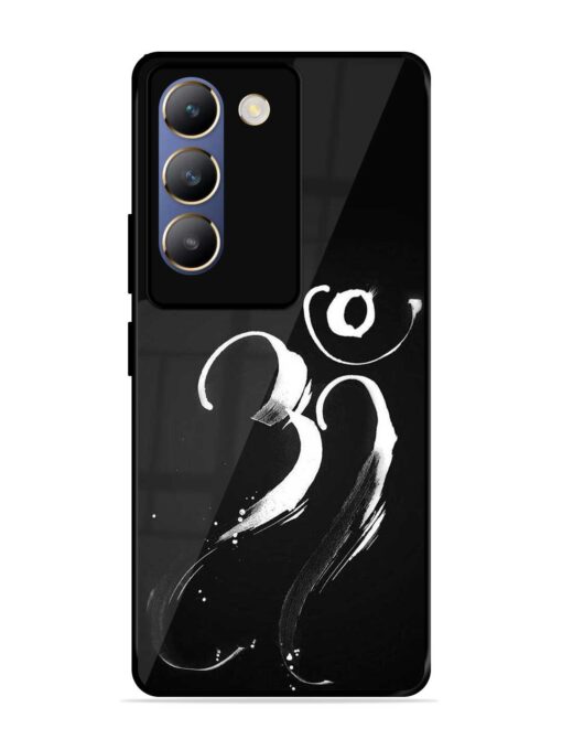 Om Logo Glossy Metal Phone Cover for Vivo T3 (5G)