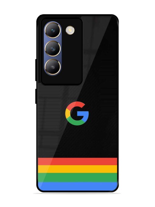 Google Logo Art Glossy Metal Phone Cover for Vivo T3 (5G)