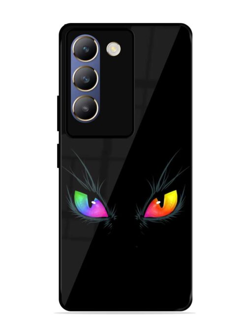 Cat Eyes Glossy Metal Phone Cover for Vivo T3 (5G)