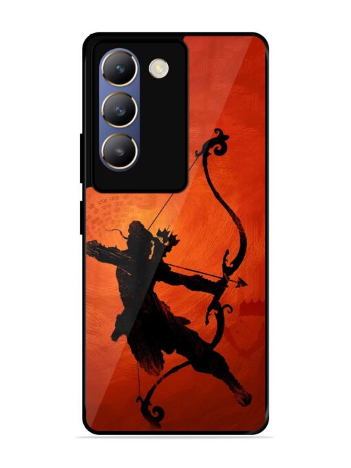 Illustration Lord Rama Glossy Metal Phone Cover for Vivo T3 (5G) Zapvi