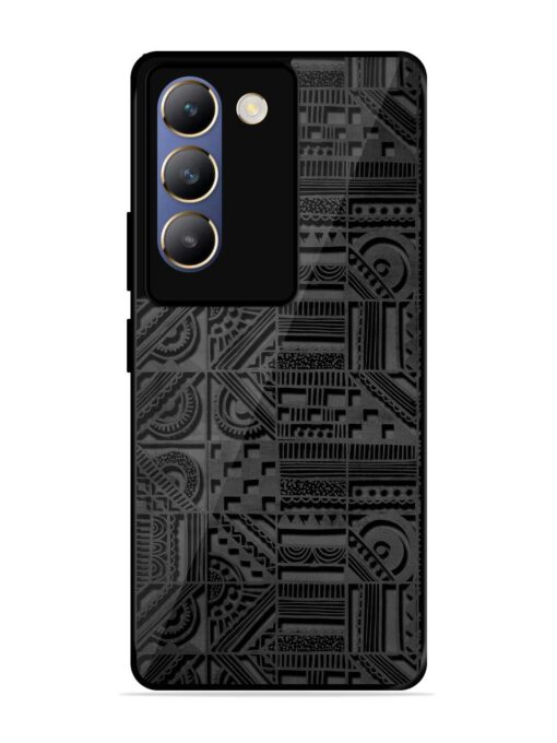 Seamless Pattern Glossy Metal Phone Cover for Vivo T3 (5G) Zapvi