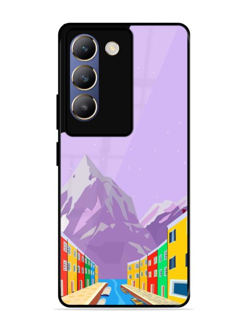 Venice City Illustration Glossy Metal Phone Cover for Vivo T3 (5G) Zapvi