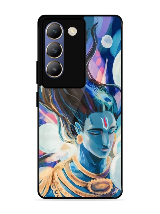 Bhagwan Sri Krishna Glossy Metal Phone Cover for Vivo T3 (5G) Zapvi