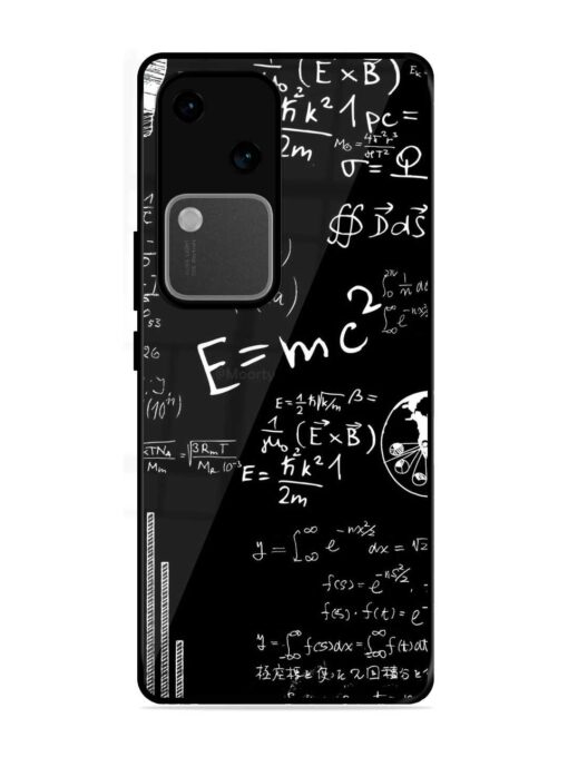 E=Mc2 Mass?Energy Equivalence Glossy Metal Phone Cover for Vivo V30 (5G)