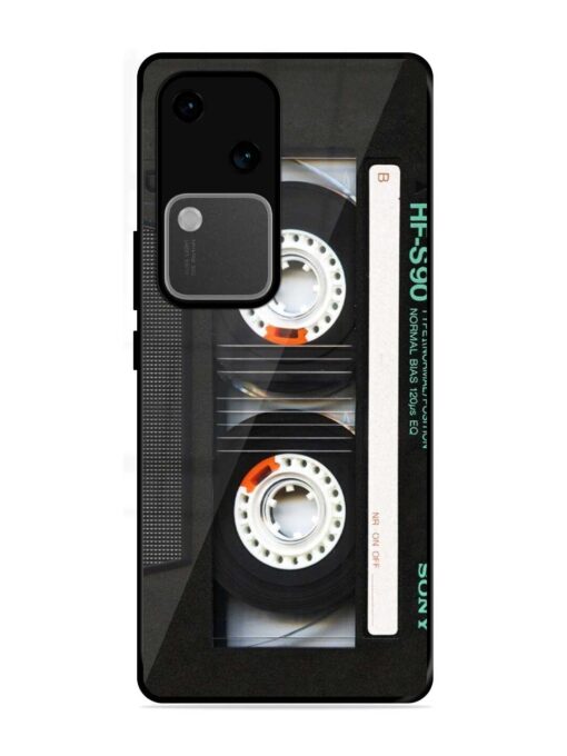 Sony Hf-S90 Cassette Glossy Metal Phone Cover for Vivo V30 (5G)