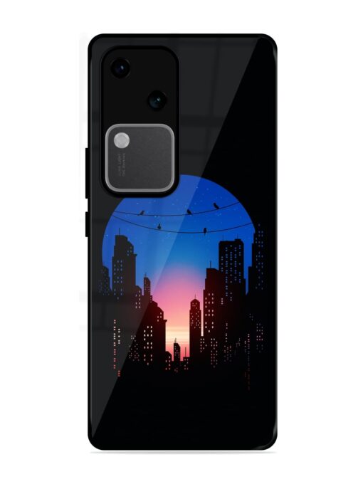 Minima City Vibe Glossy Metal Phone Cover for Vivo V30 (5G)