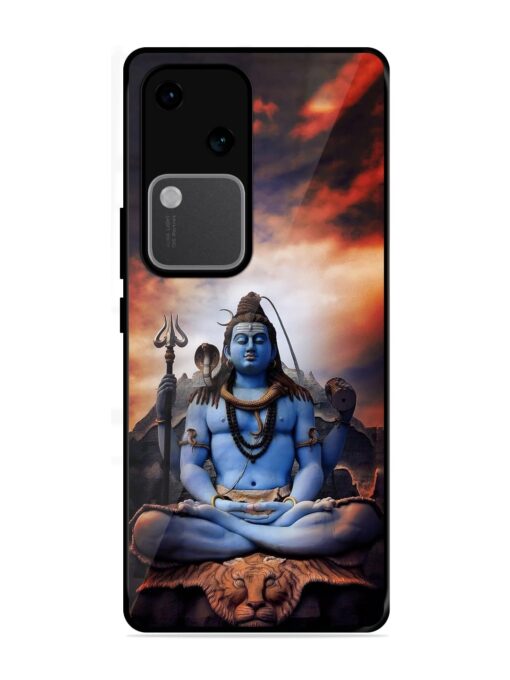 Jai Jai Shiv Glossy Metal Phone Cover for Vivo V30 (5G)