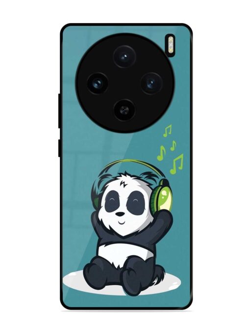 Music Panda Glossy Metal Phone Cover for Vivo X100 (5G) Zapvi