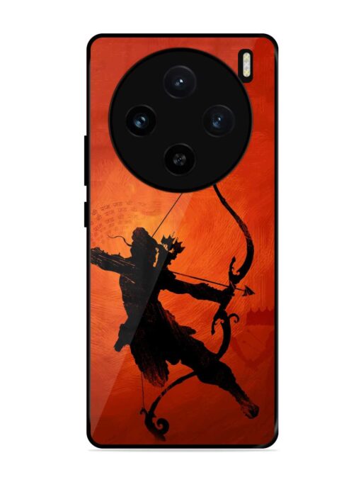 Illustration Lord Rama Glossy Metal Phone Cover for Vivo X100 (5G) Zapvi