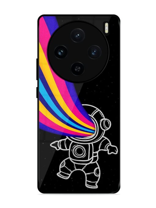 Astronaut Glossy Metal TPU Phone Cover for Vivo X100 (5G) Zapvi