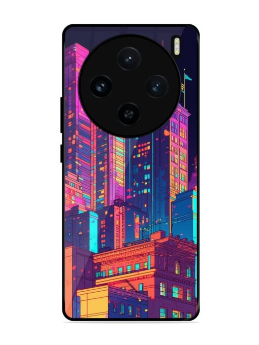 City View Glossy Metal Phone Cover for Vivo X100 (5G)