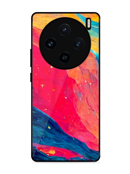 Starry Night Glossy Metal Phone Cover for Vivo X100 (5G)