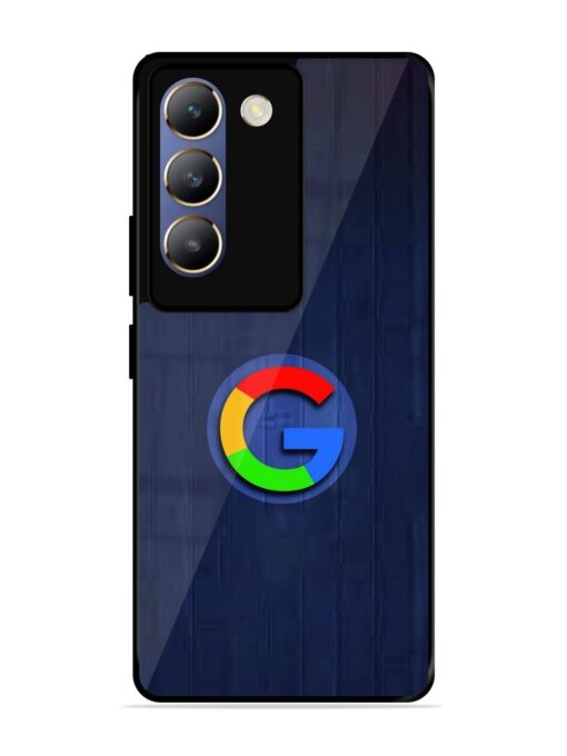 Google Logo Printed Glossy Metal TPU Phone Cover for Vivo Y200E (5G)