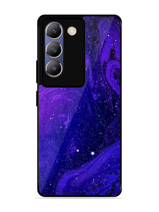 Galaxy Acrylic Abstract Art Glossy Metal Phone Cover for Vivo Y200E (5G) Zapvi