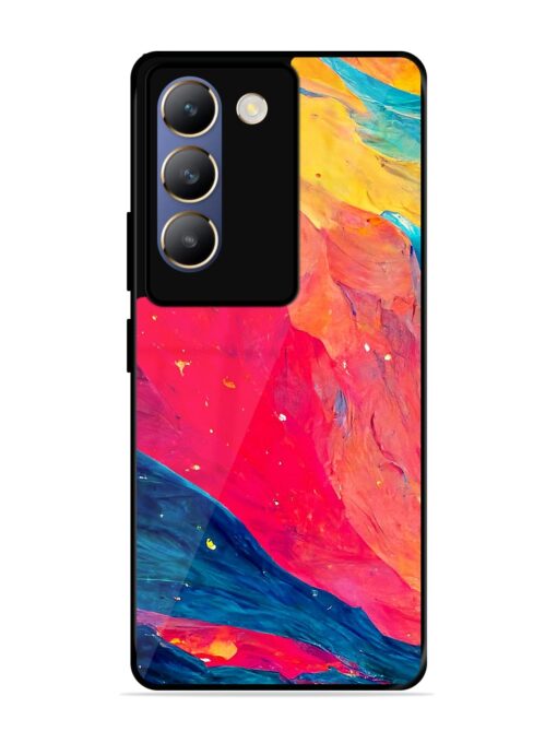 Starry Night Glossy Metal Phone Cover for Vivo Y200E (5G)