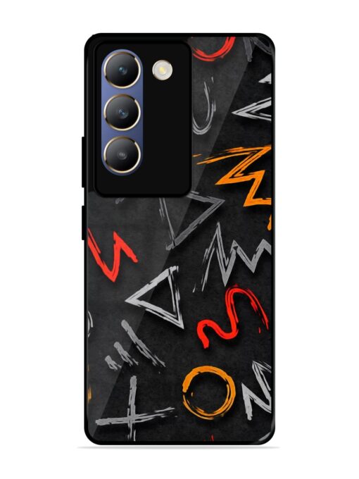 Grungy Graffiti Glossy Metal Phone Cover for Vivo Y200E (5G)