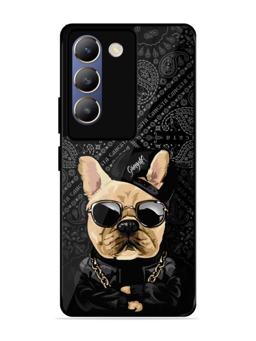 Gangsta Cool Sunmetales Dog Glossy Metal Phone Cover for Vivo Y200E (5G)