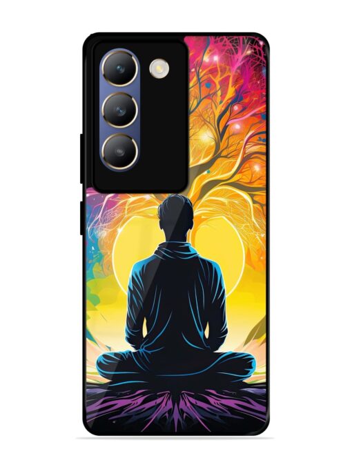 Mind Colourful Glossy Metal Phone Cover for Vivo Y200E (5G)