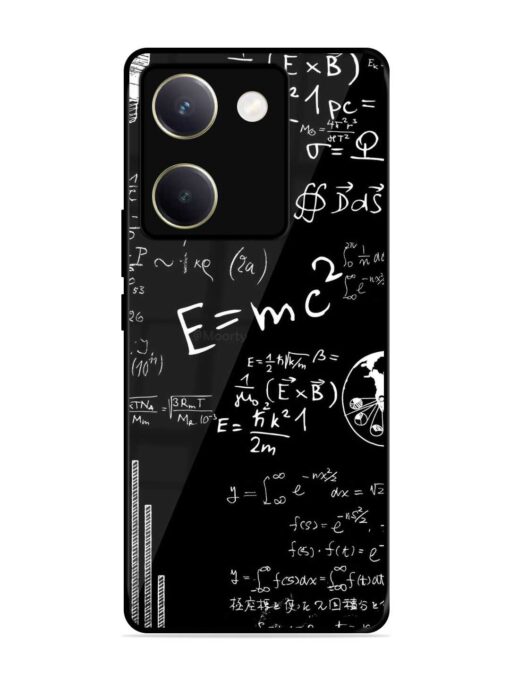 E=Mc2 Mass?Energy Equivalence Glossy Metal Phone Cover for Vivo Y200 Pro (5G)