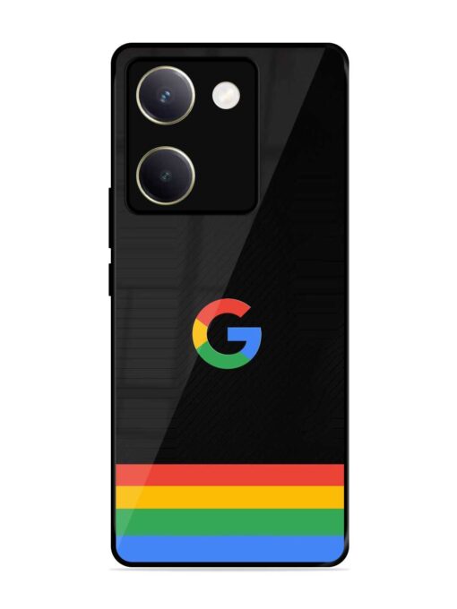 Google Logo Art Glossy Metal Phone Cover for Vivo Y200 Pro (5G) Zapvi