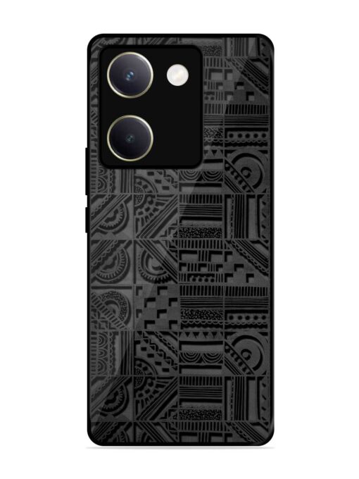 Seamless Pattern Glossy Metal Phone Cover for Vivo Y200 Pro (5G) Zapvi