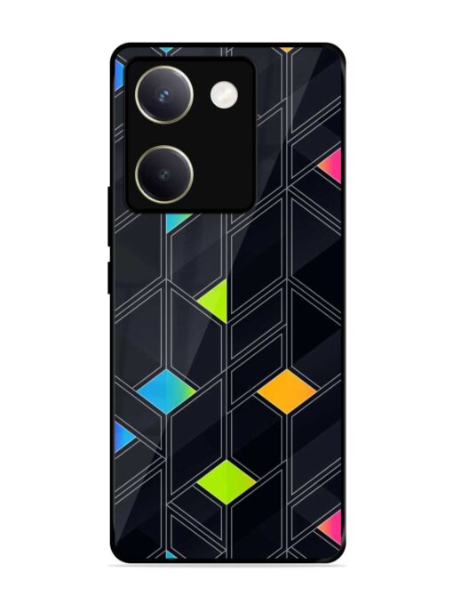 Abstract Mosaic Seamless Glossy Metal Phone Cover for Vivo Y200 Pro (5G) Zapvi