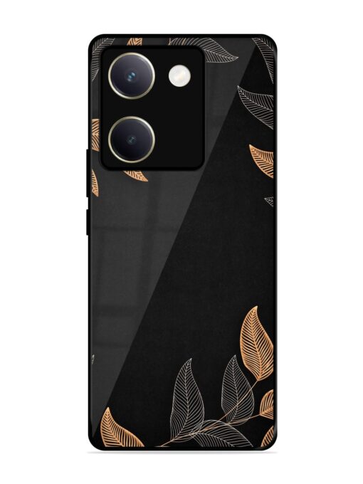 Foliage Art Glossy Metal Phone Cover for Vivo Y200 Pro (5G) Zapvi