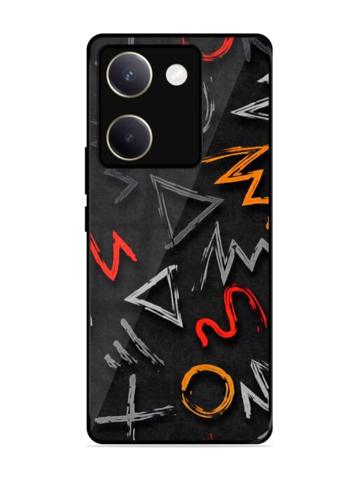 Grungy Graffiti Glossy Metal Phone Cover for Vivo Y200 Pro (5G) Zapvi