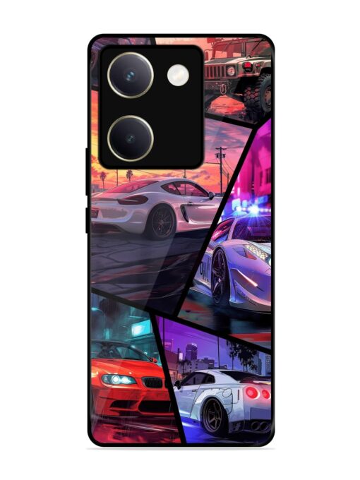 Ride In Pixels Glossy Metal Phone Cover for Vivo Y200 Pro (5G) Zapvi