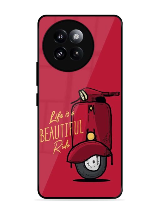 Life Is Beautiful Rides Glossy Metal Phone Cover for Xiaomi Mi 14 Civi (5G)