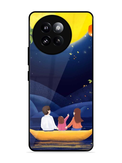 Happy Family And Beautiful View Glossy Metal Phone Cover for Xiaomi Mi 14 Civi (5G) Zapvi