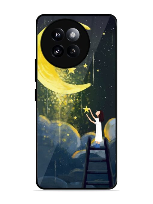 Moonlight Healing Night Illustration Glossy Metal TPU Phone Cover for Xiaomi Mi 14 Civi (5G) Zapvi