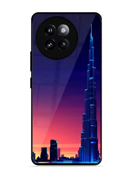 Burj Khalifa Abstract Glossy Metal Phone Cover for Xiaomi Mi 14 Civi (5G)