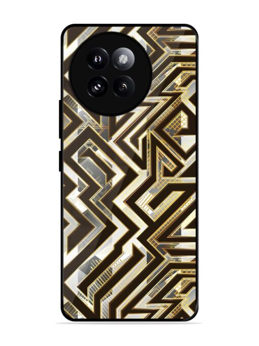 Technology Geometric Seamless Glossy Metal Phone Cover for Xiaomi Mi 14 Civi (5G) Zapvi