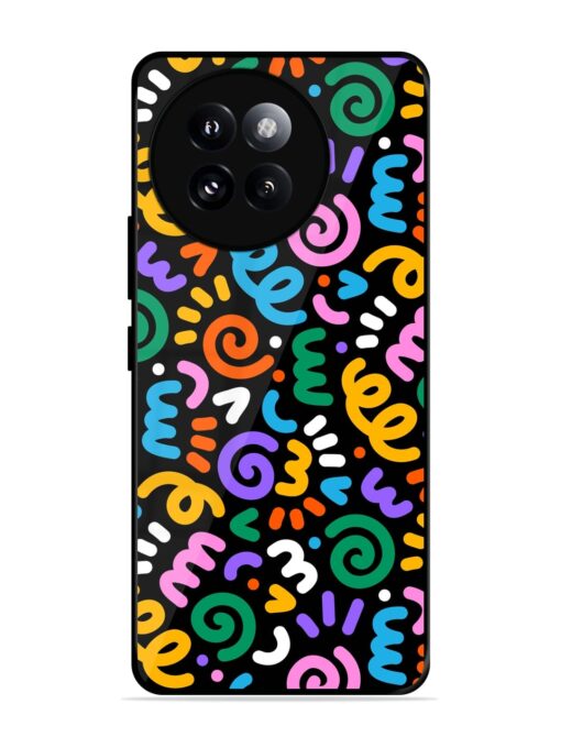 Colorful Seamless Vector Glossy Metal Phone Cover for Xiaomi Mi 14 Civi (5G) Zapvi