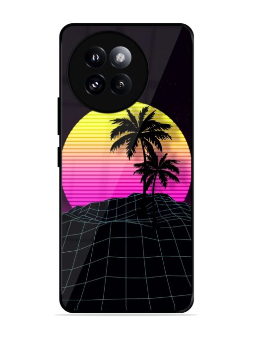 Coconut Vector Glossy Metal Phone Cover for Xiaomi Mi 14 Civi (5G) Zapvi