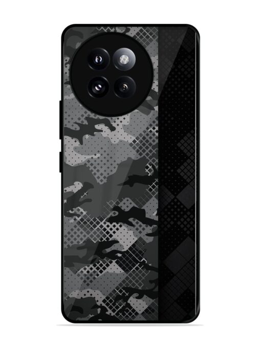 Dark Camouflage Glossy Metal Phone Cover for Xiaomi Mi 14 Civi (5G) Zapvi