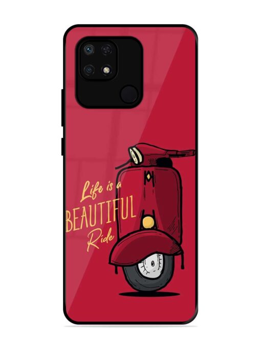 Life Is Beautiful Rides Glossy Metal Phone Cover for Xiaomi Redmi 10 Power