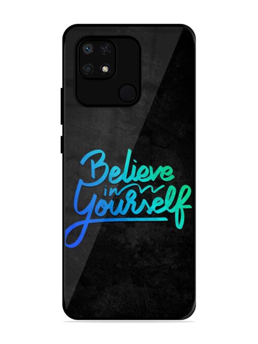 Believe In Yourself Glossy Metal Phone Cover for Xiaomi Redmi 10 Power Zapvi