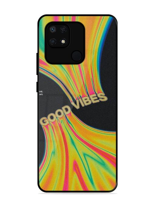 Good Vibes Glossy Metal Phone Cover for Xiaomi Redmi 10 Power