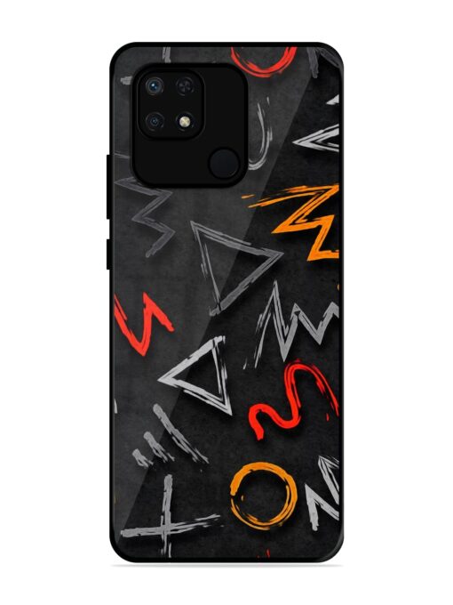 Grungy Graffiti Glossy Metal Phone Cover for Xiaomi Redmi 10 Power