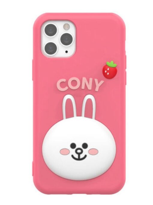 Cute Character-Themed Cases for Apple Iphone 16 (PINK) Zapvi