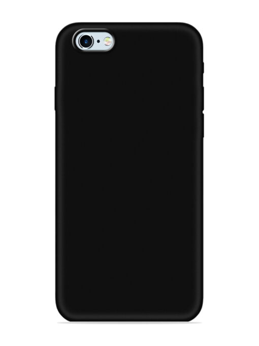 Plain Black Soft Silicone Case for Apple Iphone 6S