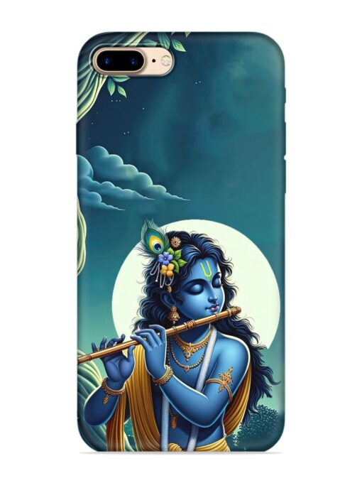 Krishna's Divine Flute Embossed Soft Silicone Case for Apple Iphone 7 Plus Zapvi